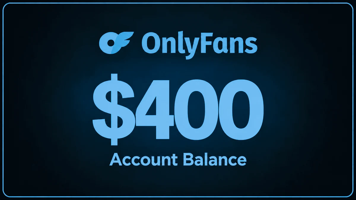 OnlyFans Balance $400